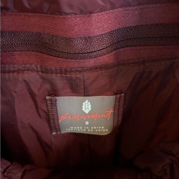 NWT free people movement dew point ski pants overalls maroon oxblood wine - Picture 6 of 9